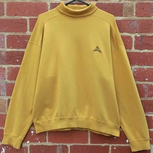 RARE Vintage 80s 90s HUGO BOSS SPORTS Cotton Sweat Sweater Fleece Jumper - Large - Picture 1 of 4