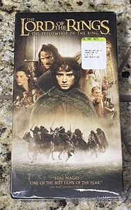Lord Of The Rings: The Fellowship Of The Ring (VHS, 2001) New Sealed - Picture 1 of 3