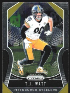2019 Panini Prizm T.J. Watt #99    Pittsburgh Steelers  1CC - Picture 1 of 2