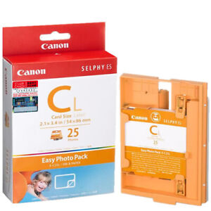 Canon E-C25L Easy Photo Pack Credit Card Size stickers label - 25 sheets 54x86mm