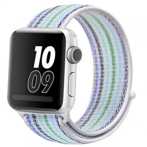 Bracelet Montre Compatible Pour Apple 1 2 3 (38 MM) / 4 5 6 Se (40 MM) Bleu - Photo 1 sur 1