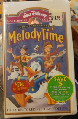 WALT DISNEY MASTERPIECE COLLECTION 50TH ANNIVERSARY MELODY TIME SPECIAL EDITION - Image 1 of 3