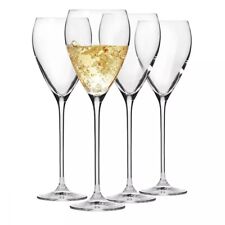 Krosno Perla Glasses for White Wine Prosecco | Set 4 | 280 ml | Dishwasher