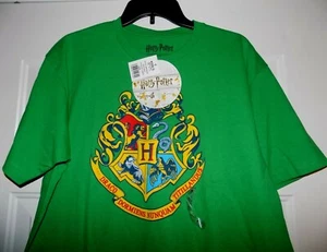 HARRY POTTER Hogwarts Coat of Arms Logo Men's T-Shirt Large L Shirt NEW W/ TAGS - Picture 1 of 5