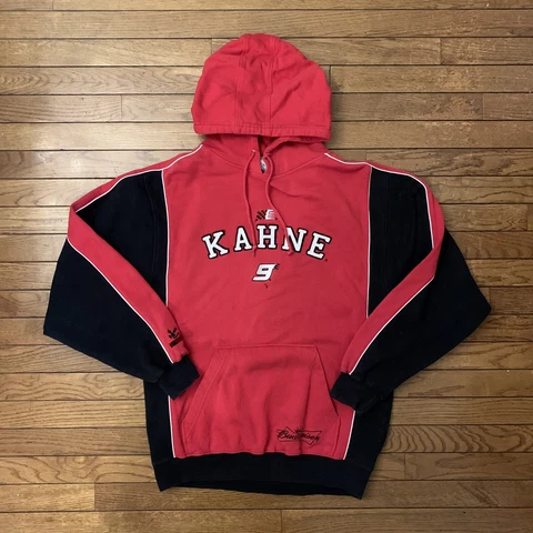 Kasey Khane Chase Authentics Budweiser Nascar Hoodie Medium Red Cover
