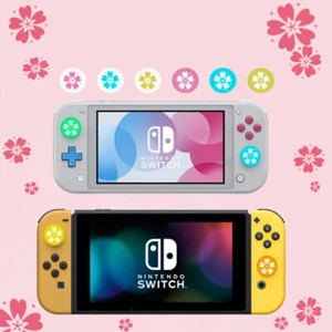 Cute Sakura Thumb Stick Grip Cap Joystick Cover For Nintendo Switch / Lite NS - Picture 1 of 13