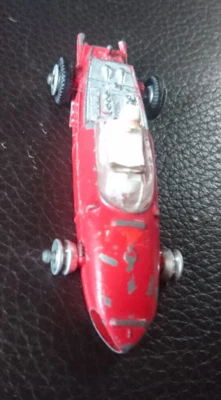 DINKY TOYS N°24-FERRARI RACING CAR-rouge-MADE IN ENGLAND-MECCANO.LTD. - Photo 1/4