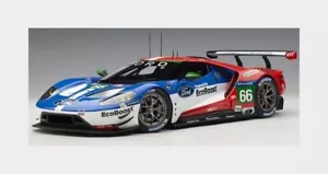 1:18 Autoart Ford Usa Gt 3.5L Turbo V6 #66 Le Mans 2016 O.Pla S.Mucke AA81610 Mo - Picture 1 of 2