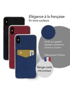 Cover Samsung J5 2017 PU Semplice BLU Prodotto In Francia NUOVO - Afbeelding 1 van 3