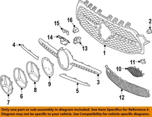 MERCEDES OEM 19-23 A220 Grille Components-Emblem 177888420064 - Picture 1 of 1