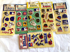 6  1980-83 New/Old Puffy Stickers Sports Teams Pirates Rangers Angels White Sox