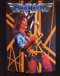 Edward Van Halen Black T-shirt Size Large - Bild 1 von 1