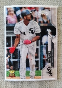2020 Topps Exclusive 🏆Cloth🏆RC Card (Eloy Jimenez) Rookie Gold Cup - Picture 1 of 2