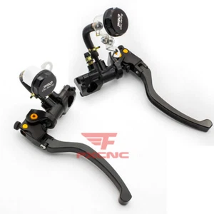 19mm CNC Hydraulic Brake Lever Master Cylinder Clutch Lever Reservoir For Brembo - Picture 1 of 10