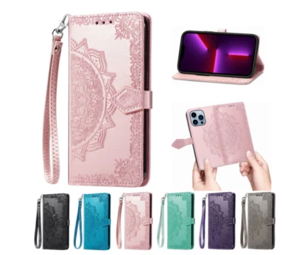 For Samsung Galaxy Z Flold 3 5G Flip Leather Card Wallet Crossbody Phone Case - Image 1 of 4