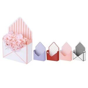 Paper Flower Gift Bags Set 5 Pcs Paper Bouquet Flower Gift Bag with Handle Sm... - Picture 1 of 7