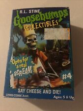Vintage Goosebumps Collectibles - #4 SAY CHEESE AND DIE! 1996 R.L. Stine--CURLY