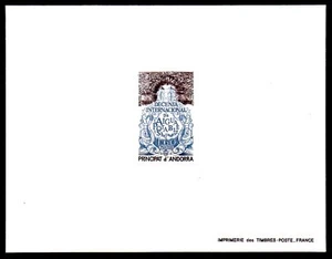 Fr. Andorra, 1981, Sc. #292, Intl. Drinking Water Decade, Deluxe Proof, MNH. - Picture 1 of 1