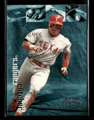 1999 SkyBox Thunder #209 Ivan Rodriguez Texas Rangers - Image 1 of 2