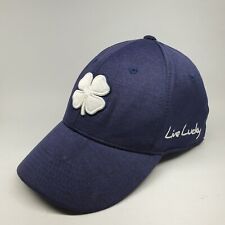 Black Clover Live Lucky Hat Cap Adult S M Fitted Blue Memory Fit Golf Dad