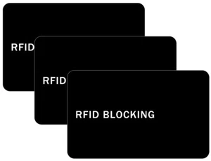 Tarjeta de bloqueo RFID ultra delgada sin contacto NFC protector bloqueador billetera escudo - Imagen 1 de 12