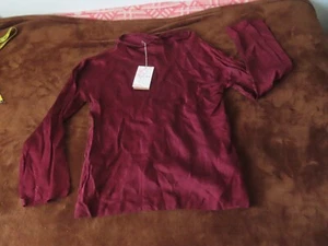 anthropologie X rujuta lenzuolo lino seta misto raso XS/S tinto - Foto 1 di 11