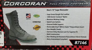 *NEW* Corcoran Full Force Men's 10" Sage Marauder Green Walking Boots Size 6.0EE - Picture 1 of 5