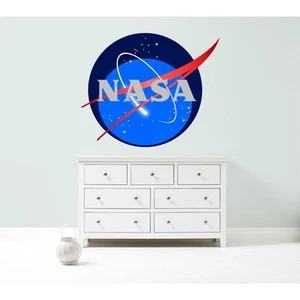 NASA logo space astronaut wall car sticker decal art 5 sizes bedroom office - Picture 1 of 2