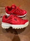 Fila Disruptor Red/White Life Style Sneakers - men's - pre owned