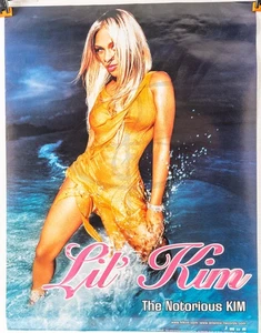 Lil Kim 2000 The Notorious Kim Atlantic Records Original Promo Poster - Picture 1 of 6