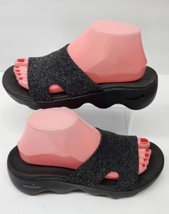 Sandalias SKECHERS Go Walk Masaje Ajuste Sweet Talk Mujer Talla 8M Negras Sin Cordones - Imagen 1 de 10