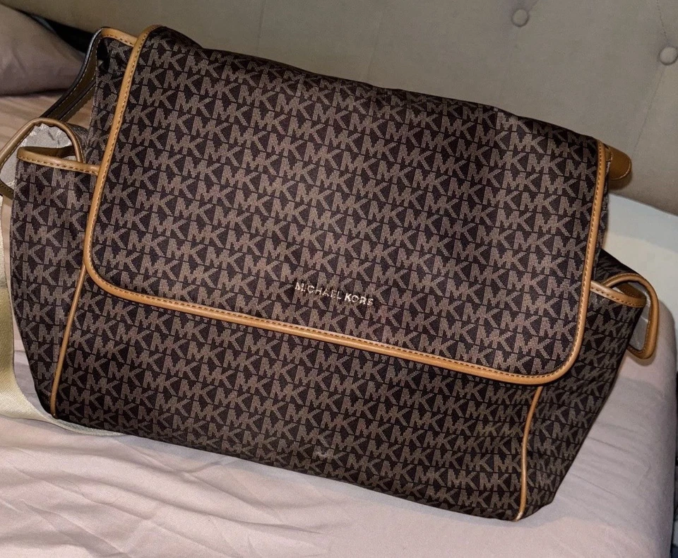 Кожаная сумка для подгузников унисекс Michael Kors. - Изображение 1 из 1