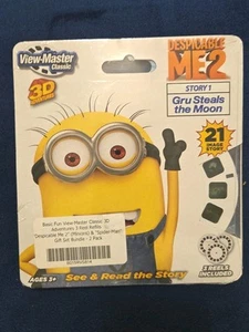 CONFEZIONE 2 SIGILLATA Cattivissimo Me 2 MINIONS GRU & SPIDERMAN View Master 3 mulinelli ciascuno - Foto 1 di 7
