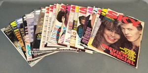 SKY Magazine 1980s-90s x19 David Bowie, Michael Jackson Job Lot Bundle AM/NG - Picture 1 of 10
