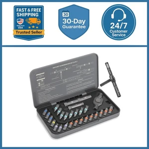 24 in 1 Schraubendreher Magnet Schraubendreher Set mit T Ratsche Griff Reparatur Werkzeug R - Bild 1 von 9