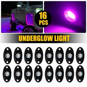 Purple LED Undercar Underglow Underbody System Neon Light Kit Lamp Waterproof ED - Picture 1 of 11