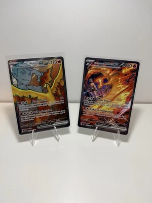 Покемон - Destined Rivals Moltres SIR #229 и Moltres Full Art #208 *см. фотографии* - Изображение 1 из 4