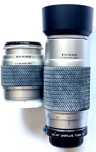 EXCELLENT SET OF TOKINA AF 100-300mm ZOOM LENS AND TOKINA AF 28-80mm ZOOM LENS - Picture 1 of 11