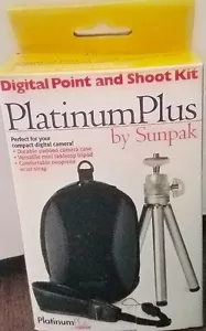 Platinum Plus by Sunpak Digital Point and Shoot Kit - Camera Case, Tripod, Strap - Picture 1 of 1