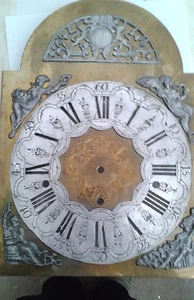 Antiguo Hecho a Mano Kieninger Reloj Abuelo Esfera para Movimiento KSU y RSU - Imagen 1 de 6