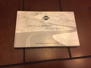 2001 NISSAN QUEST FACTORY OWNERS MANUAL ALL MODELS QUALITY PRODUCT OEM - Picture 1 of 1