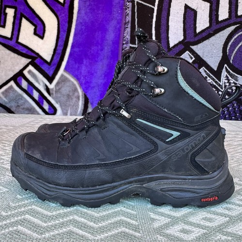 Taglia 7 Salomon X Ultra Mid Stivali Invernali Scarpa Donna Nero Impermeabile Isolato