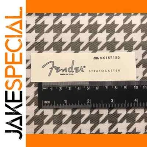 Headstock Logo Fender Stratocaster Headstock Decal Set of 3 - Foto 1 di 2