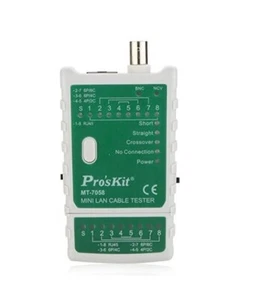 ProsKit MT-7058 3-In-1 Multifunctional Mini Lan Cable Tester - Picture 1 of 4