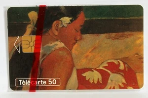 Télécarte privée/publique En700 FEMMES DE TAHITI GAUGIN GEM 50U 1993 NSB - Picture 1 of 2