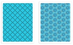 Sizzix Emboss Playful & Flower Circle 2pk set #659653 MSRP $10.99 S. Barnard - Picture 1 of 2