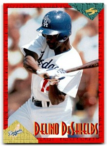 1994 Score Rookie & Traded Delino DeShields Rookie Los Angeles Dodgers #RT6