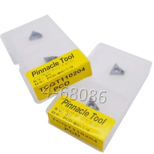 2pcs TCGT110204 PCD for Aluminum Polycrystalline diamond carbide bits (PCD) - Picture 1 of 7