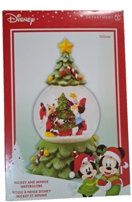 Globo de agua árbol de Navidad Walt Disney Mickey and Minnie 100 mm Foto 1 de 2