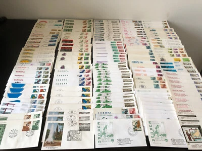 168 x EUROPE CEPT EFTA  FDC  COLLECTION  SEE SCAN  - Image 1 of 4
